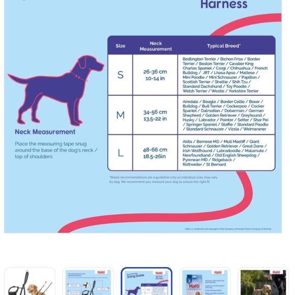 Halti nylon no pull dog harness size medium - Picture 6 of 6